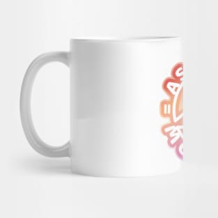 Equality Above & Below - LESBIAN PRIDE - light Mug